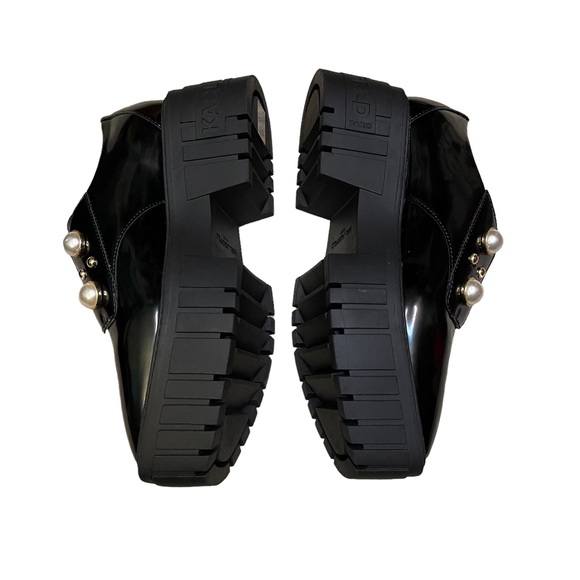 NIB Karl Lagerfeld Raza Platform Chunky Loafers - Picture 7 of 9